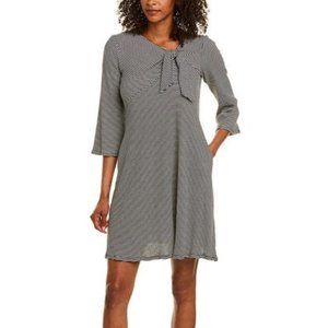 nwot VIOLET WEEKEND retro b&w aline dress with pockets